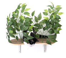 Load image into Gallery viewer, Interchangeable Leaves Curved Cat Canopy (Set of Two), Zen Green