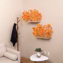 Load image into Gallery viewer, Interchangeable Leaves Rectangular Cat Canopy (Set of Two), Orange Blaze