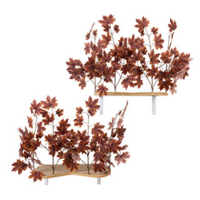 Load image into Gallery viewer, Interchangeable Leaves Curved Cat Canopy (Set of Two), Deep Plum