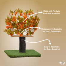 Load image into Gallery viewer, 2ft Interchangeable Leaves Cat Tree Square Base, Mixed Maple